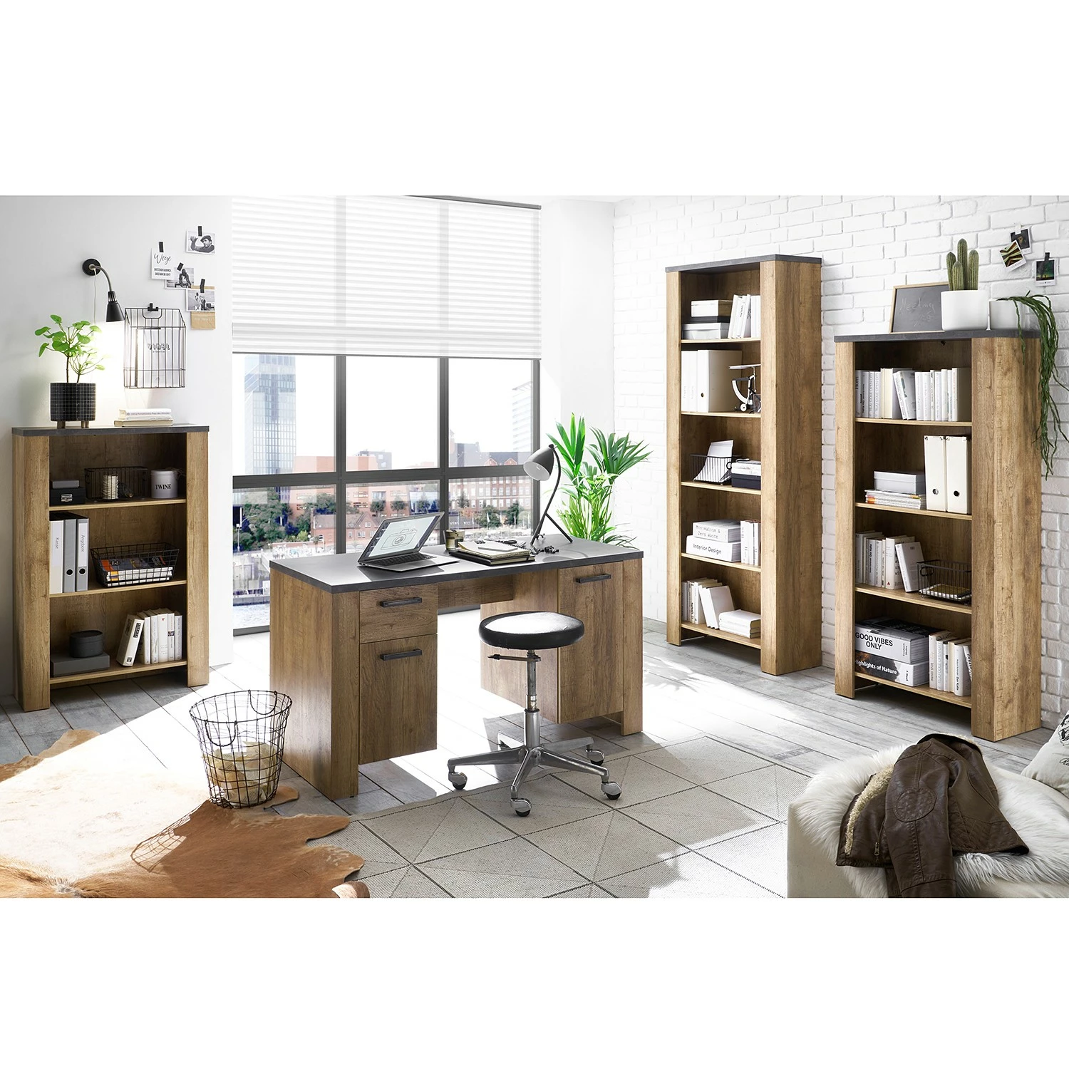 Regal Lithgow - Höhe: 160 cm 4 Regal Lithgow - Höhe: 160 cm – Bild 2