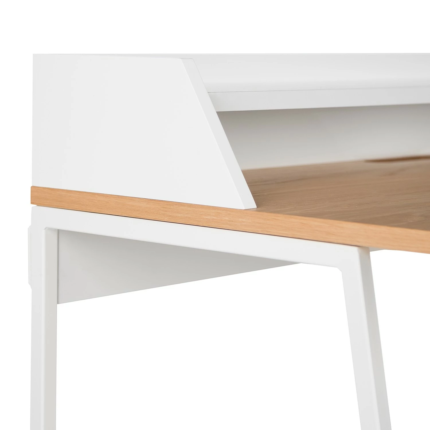 Mørteens Schreibtisch Rezay - Eiche / Weiß 8 Mørteens Schreibtisch Rezay - Eiche / Weiß – Bild 6