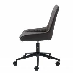 Red Living Bürodrehstuhl Dela II - Kunstleder / Metall - Dunkelbraun / Schwarz -Möbel Verkäufe 2024 1000267003 210615 08400900004 DETAILS P000000001000267003