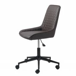 Red Living Bürodrehstuhl Dela II - Kunstleder / Metall - Dunkelbraun / Schwarz -Möbel Verkäufe 2024 1000267003 210615 08401000006 DETAILS P000000001000267003