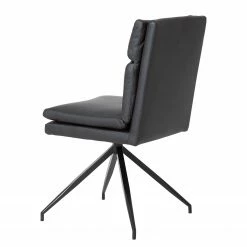 Fredriks Bürostuhl Abud - Kunstleder / Stahl - Schwarz -Möbel Verkäufe 2024 1000267826 220823 045 DETAILS P000000001000267826