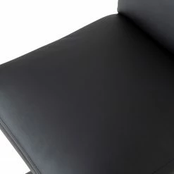 Fredriks Bürostuhl Abud - Kunstleder / Stahl - Schwarz -Möbel Verkäufe 2024 1000267826 220823 070 DETAILS P000000001000267826