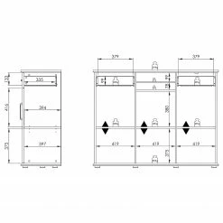 Maja Möbel Aktenschrank VILLO II - Weiß / Asteiche Dekor 15 Maja Möbel Aktenschrank VILLO II - Weiß / Asteiche Dekor -Möbel Verkäufe 2024 1000269011 210610 16245500131 SKETCH DETAILS P000000001000269011 sketch