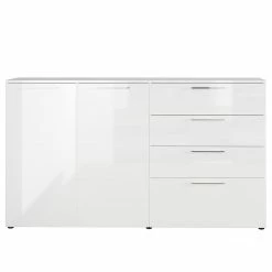 Germania Sideboard Sunnyvale - Hochglanz Weiß / Matt Weiß - Breite: 186 cm -Möbel Verkäufe 2024 1000270198 210526 06260600009 DETAILS P000000001000270198