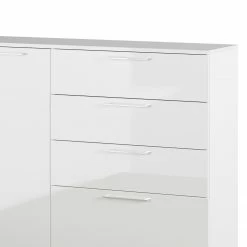 Germania Sideboard Sunnyvale - Hochglanz Weiß / Matt Weiß - Breite: 186 cm -Möbel Verkäufe 2024 1000270198 210526 06260700011 DETAILS P000000001000270198