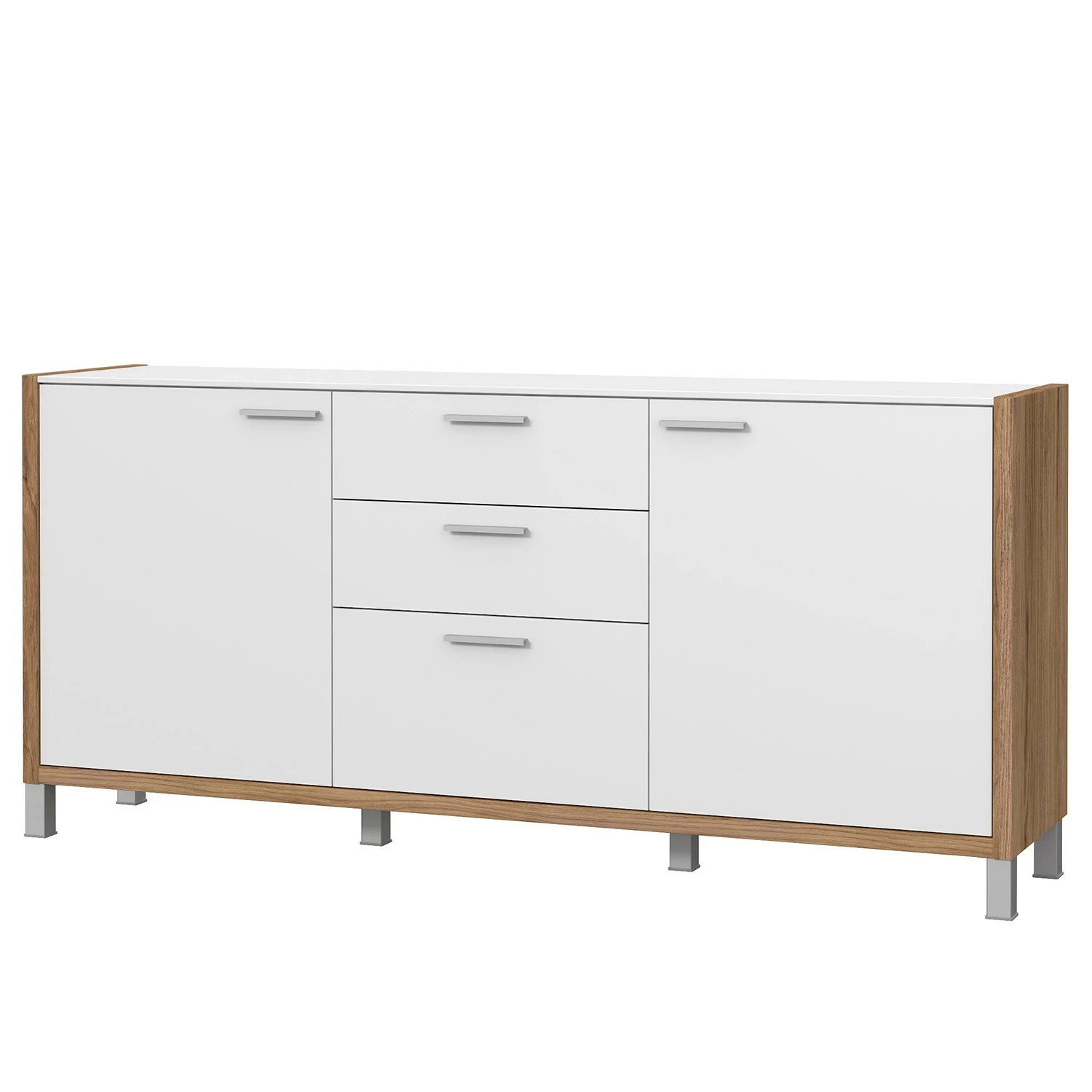 Norrwood Sideboard Boyd I - Weiß / Eiche Dekor 3 Norrwood Sideboard Boyd I - Weiß / Eiche Dekor