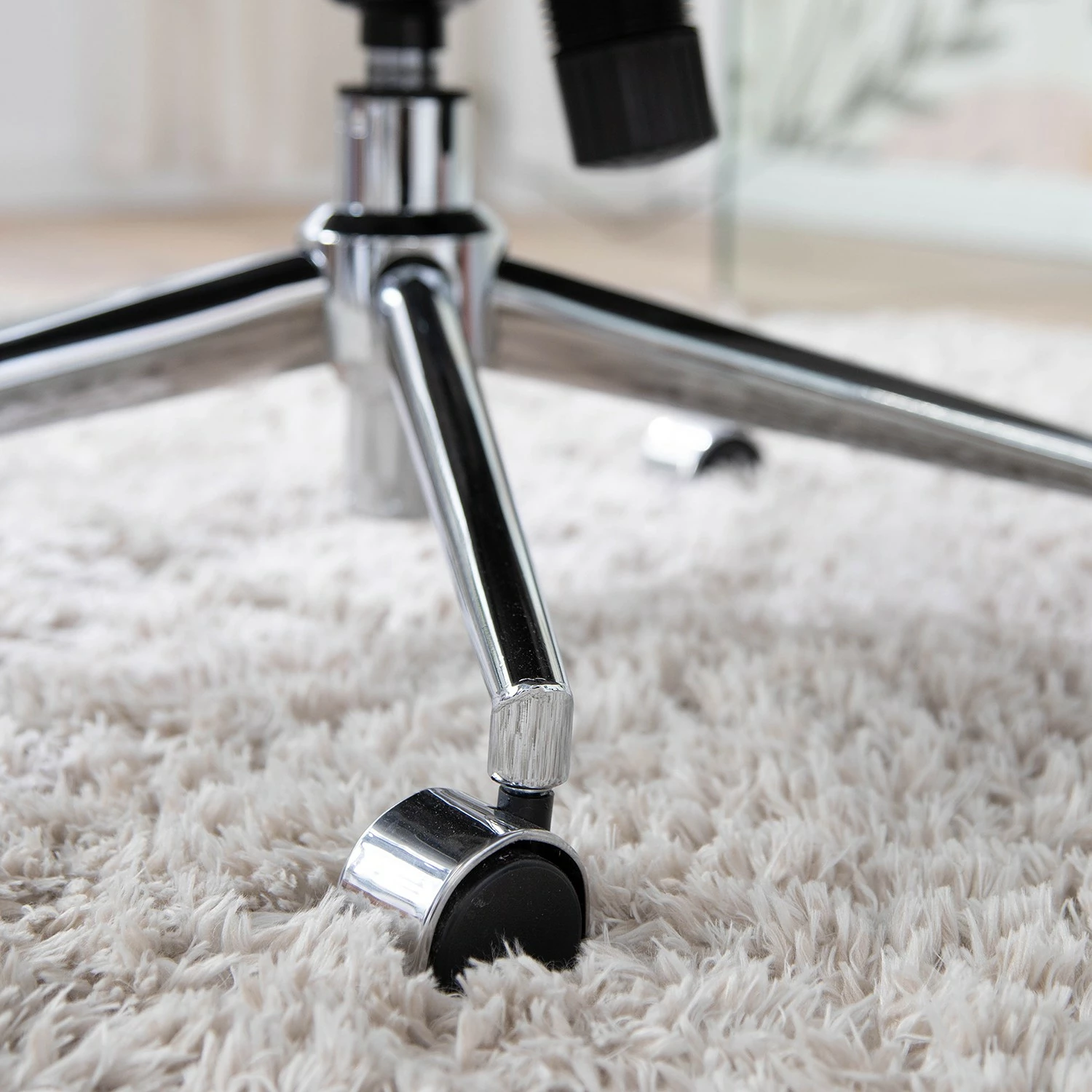 Furnitive Massagebürostuhl Barnard - (mit Massagefunktion) - Webstoff / Metall - Hellgrau / Chrom 22 Furnitive Massagebürostuhl Barnard - (mit Massagefunktion) - Webstoff / Metall - Hellgrau / Chrom – Bild 20