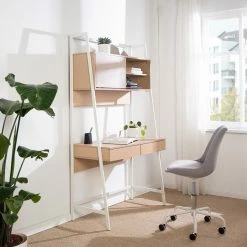 Loftscape Schreibtischregal Nova - Eiche Dekor / Weiß -Möbel Verkäufe 2024 1000272887 220519 021 MOOD DETAILS P000000001000272887 mood