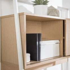 Loftscape Schreibtischregal Nova - Eiche Dekor / Weiß -Möbel Verkäufe 2024 1000272887 220519 040 DETAILS P000000001000272887