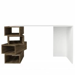 Red Living Schreibtisch Bela - Weiß / Walnuss Dekor -Möbel Verkäufe 2024 1000273391 210615 12562600021 DETAILS P000000001000273391