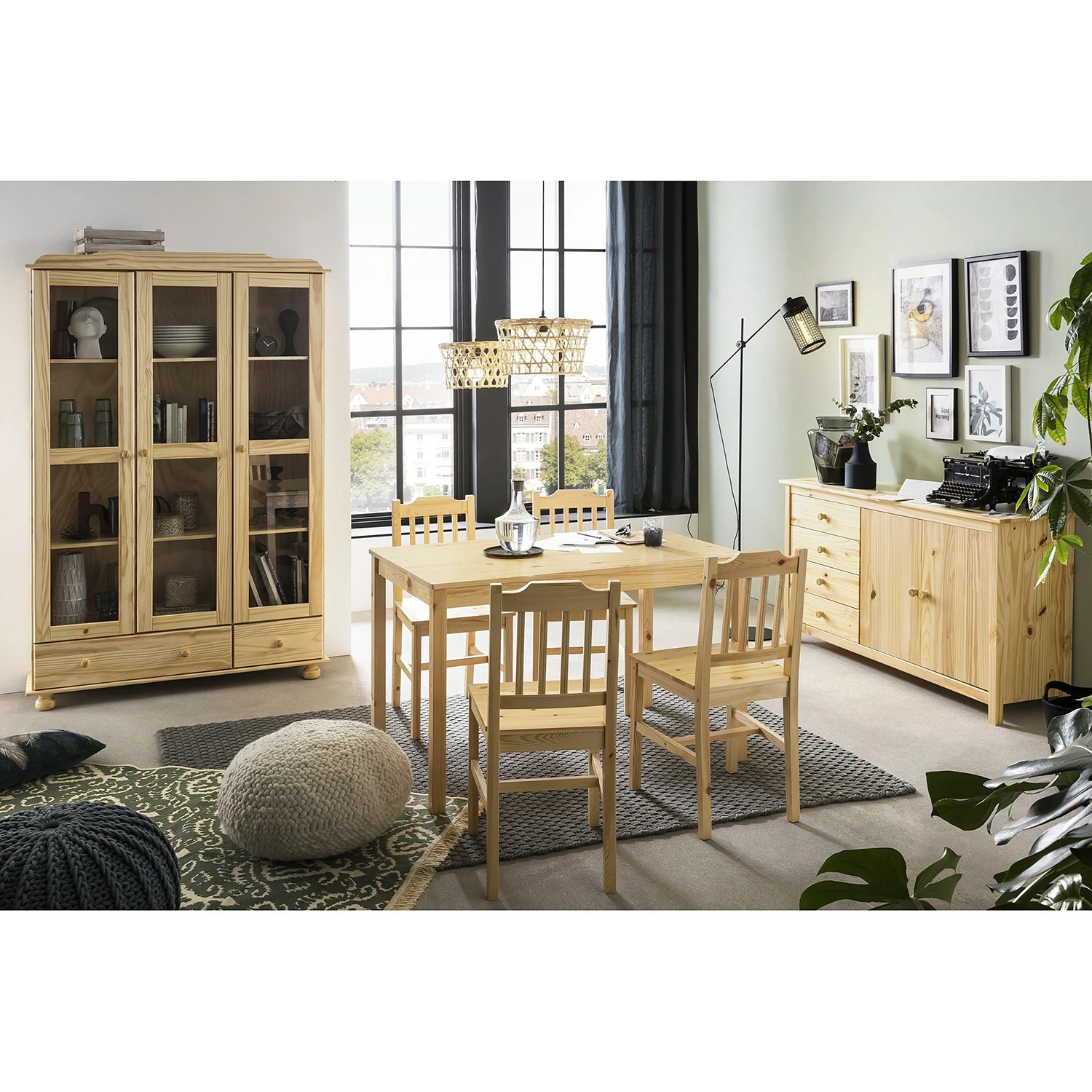 Naturoo Sideboard Bekasi II - Kiefer massiv 4 Naturoo Sideboard Bekasi II - Kiefer massiv – Bild 2