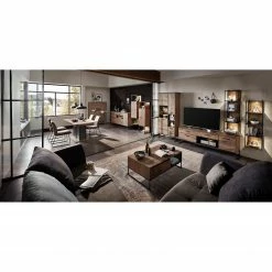 Red Living Sideboard Meevoo II - Eiche Rustikal Dekor / Graphit -Möbel Verkäufe 2024 1000273888 211022 131557000023 MOOD DETAILS P000000001000273888 mood