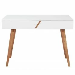 Mørteens Schreibtisch Teja - Catalpa teilmassiv - Weiß / Catalpa -Möbel Verkäufe 2024 1000275378 210624 11464400007 DETAILS P000000001000275378