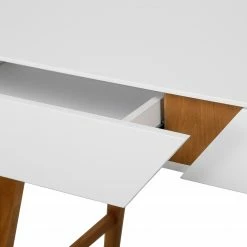 Mørteens Schreibtisch Teja - Catalpa teilmassiv - Weiß / Catalpa -Möbel Verkäufe 2024 1000275378 210624 11464400008 DETAILS P000000001000275378