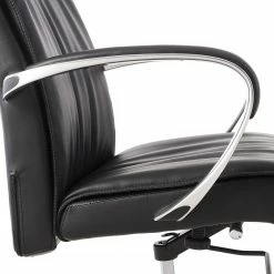 Loftscape Bürostuhl Iska - Echtleder / Aluminium - Schwarz / Chrom 9 Loftscape Bürostuhl Iska - Echtleder / Aluminium - Schwarz / Chrom -Möbel Verkäufe 2024 1000275389 210624 11464400015 DETAILS P000000001000275389