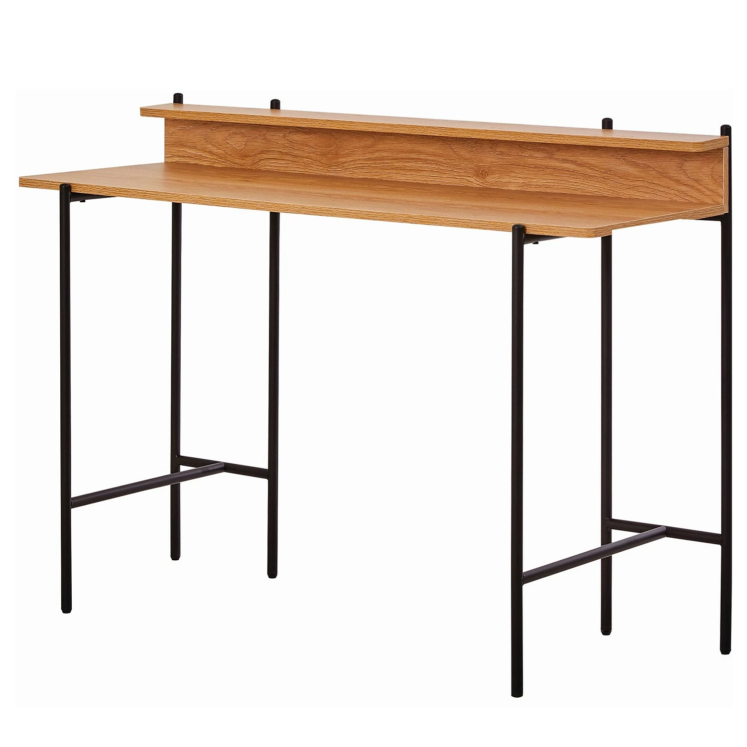 Ars manufacti Schreibtisch Iva - Akazie Dekor / Schwarz 3 Ars manufacti Schreibtisch Iva - Akazie Dekor / Schwarz