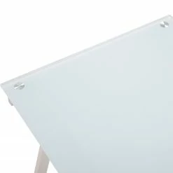 Loftscape Schreibtisch Mahia - Glas / Aluminium - Weiß -Möbel Verkäufe 2024 1000275401 210624 11464600044 DETAILS P000000001000275401