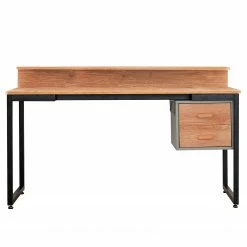 Ars manufacti Schreibtisch Yale - Akazie Dekor / Schwarz -Möbel Verkäufe 2024 1000275403 210624 11464700055 DETAILS P000000001000275403