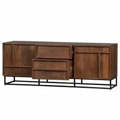 Red Living Sideboard Borro I - Mango massiv / Metall - Mango / Schwarz -Möbel Verkäufe 2024 1000275678 210630 12481800366 DETAILS P000000001000275678