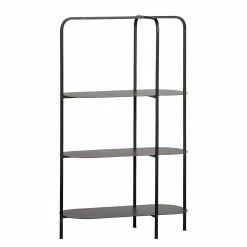 Red Living Regal Lamia - Metall - Schwarz -Möbel Verkäufe 2024 1000275685 210630 12482400412 DETAILS P000000001000275685