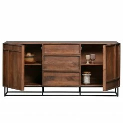 Red Living Sideboard Borro II - Mango massiv / Metall - Mango / Schwarz -Möbel Verkäufe 2024 1000275686 210630 12482400418 DETAILS P000000001000275686