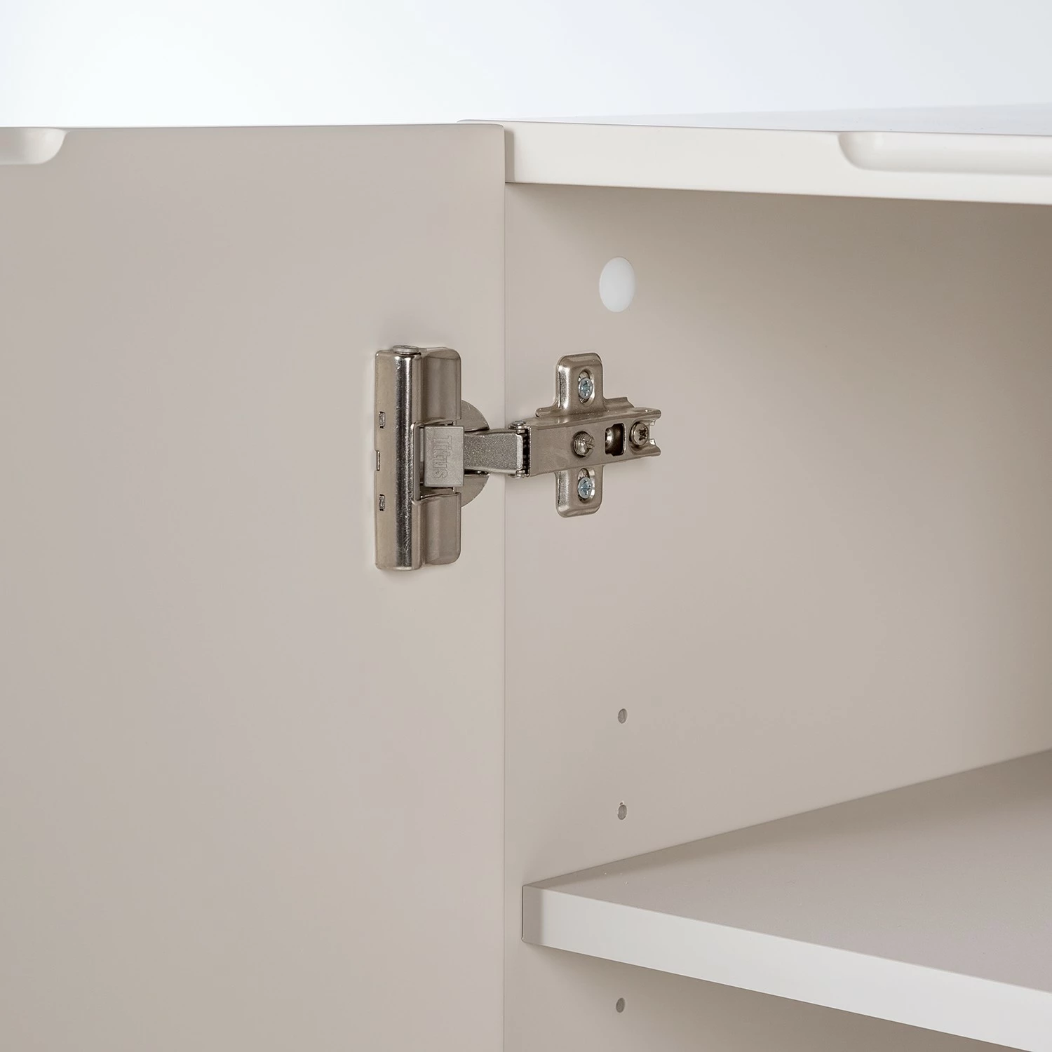 Studio Copenhagen Highboard Cooby - Muschelweiß / Eiche Hell 10 Studio Copenhagen Highboard Cooby - Muschelweiß / Eiche Hell – Bild 8