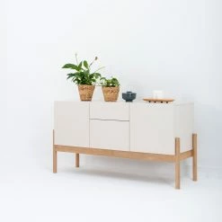 Studio Copenhagen Sideboard Cooby I - Muschelweiß / Eiche Hell -Möbel Verkäufe 2024 1000276966 211015 08300500076 MOOD DETAILS P000000001000276966 mood