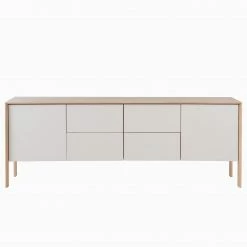 Studio Copenhagen Sideboard Maayka II - Eiche teilmassiv - Mushroom Creme / Eiche Hell -Möbel Verkäufe 2024 1000277388 220713 030 DETAILS P000000001000277388