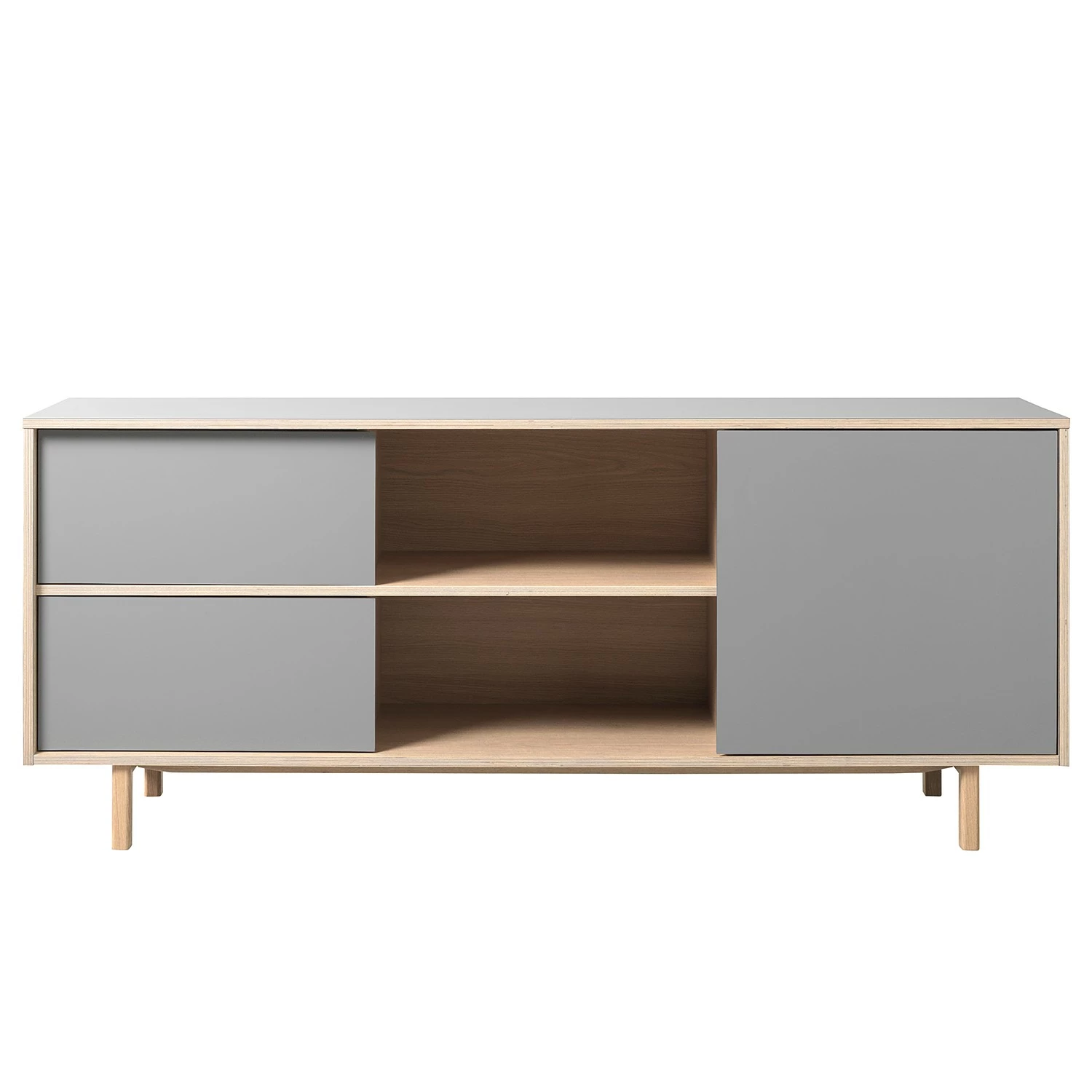Mørteens Sideboard Berri - Grau / Braun 3 Mørteens Sideboard Berri - Grau / Braun