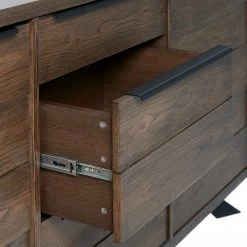 Red Living Sideboard Berck - Echtholzfurnier / Metall - Raucheiche / Schwarz -Möbel Verkäufe 2024 1000277640 210706 14081300071 DETAILS P000000001000277640