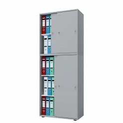 VCM Büroschrank Lona XXL - Grau