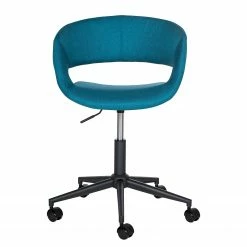 Mørteens Bürostuhl Buggio - Webstoff Cors: Petrol - Schwarz -Möbel Verkäufe 2024 1000277874 220505 030 DETAILS P000000001000277874