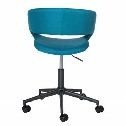 Mørteens Bürostuhl Buggio - Webstoff Cors: Petrol - Schwarz -Möbel Verkäufe 2024 1000277874 220505 045 DETAILS P000000001000277874