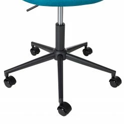 Mørteens Bürostuhl Buggio - Webstoff Cors: Petrol - Schwarz -Möbel Verkäufe 2024 1000277874 220505 070 DETAILS P000000001000277874