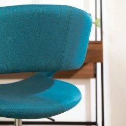 Mørteens Bürostuhl Buggio - Webstoff Cors: Petrol - Schwarz -Möbel Verkäufe 2024 1000277874 220520 030 DETAILS P000000001000277874