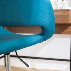 Mørteens Bürostuhl Buggio - Webstoff Cors: Petrol - Schwarz -Möbel Verkäufe 2024 1000277874 220520 035 DETAILS P000000001000277874