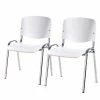 Loftscape Besucherstuhl Mells (2er-Set) - Weiß