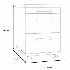 Maison Belfort Rollcontainer Morona - Pinie Weiß Dekor / Eiche Antik Dekor 15 Maison Belfort Rollcontainer Morona - Pinie Weiß Dekor / Eiche Antik Dekor -Möbel Verkäufe 2024 1000280656 210813 08153600008 SKETCH DETAILS P000000001000280656 sketch