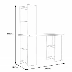 Fredriks Schreibtischkombination Bill - Eiche Sonoma Dekor -Möbel Verkäufe 2024 1000280657 210813 08153700014 SKETCH DETAILS P000000001000280657 sketch