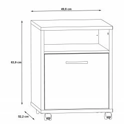 Fredriks Rollcontainer Kendrick - Weiß / Grau -Möbel Verkäufe 2024 1000280659 210813 08153700029 SKETCH DETAILS P000000001000280659 sketch