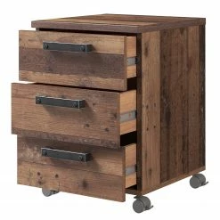 Red Living Rollcontainer Clifford - Altholz Dekor / Dunkelgrau -Möbel Verkäufe 2024 1000280660 210813 08153800036 DETAILS P000000001000280660