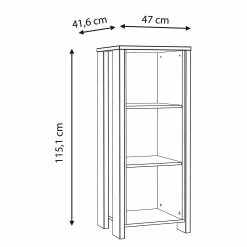 Regal Clifford - 47 x 115 cm -Möbel Verkäufe 2024 1000280661 210813 08153800046 SKETCH DETAILS P000000001000280661 sketch