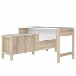 Fredriks Schreibtischkombination Holvik - Eiche Sonoma Dekor / Weiß