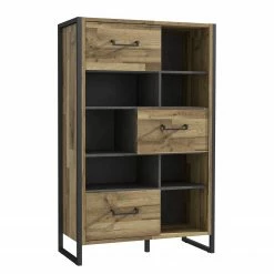 Red Living Regal Voru II - Eiche Stirling Dekor / Anthrazit