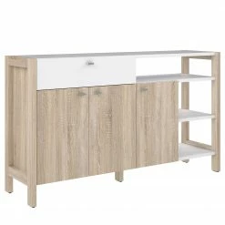 Norrwood Kommode Holvik - Eiche Sonoma Dekor / Weiß