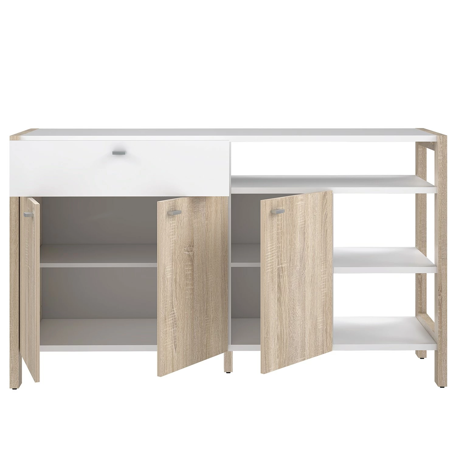 Norrwood Kommode Holvik - Eiche Sonoma Dekor / Weiß 8 Norrwood Kommode Holvik - Eiche Sonoma Dekor / Weiß – Bild 6