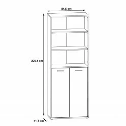 Fredriks Aktenschrank Kendrick II - Weiß / Grau 16 Fredriks Aktenschrank Kendrick II - Weiß / Grau -Möbel Verkäufe 2024 1000280693 210813 08155200271 SKETCH DETAILS P000000001000280693 sketch