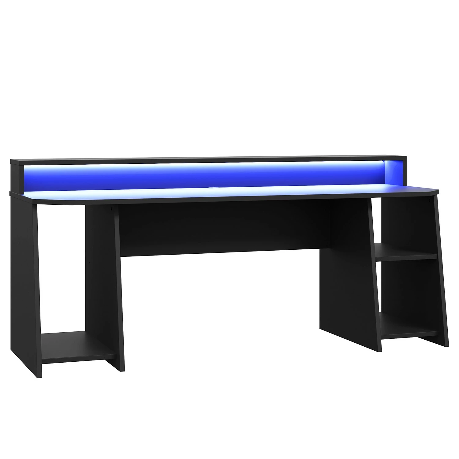 Fredriks Schreibtisch Trent IV - (mit Beleuchtung) Matt Schwarz 3 Fredriks Schreibtisch Trent IV - (mit Beleuchtung) Matt Schwarz