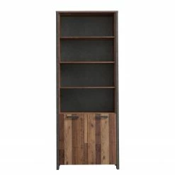 Red Living Regal Clifford IV - Altholz Dekor / Dunkelgrau -Möbel Verkäufe 2024 1000280712 210813 08155900398 DETAILS P000000001000280712