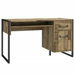 Red Living Schreibtisch Voru - Eiche Stirling Dekor / Antharzit